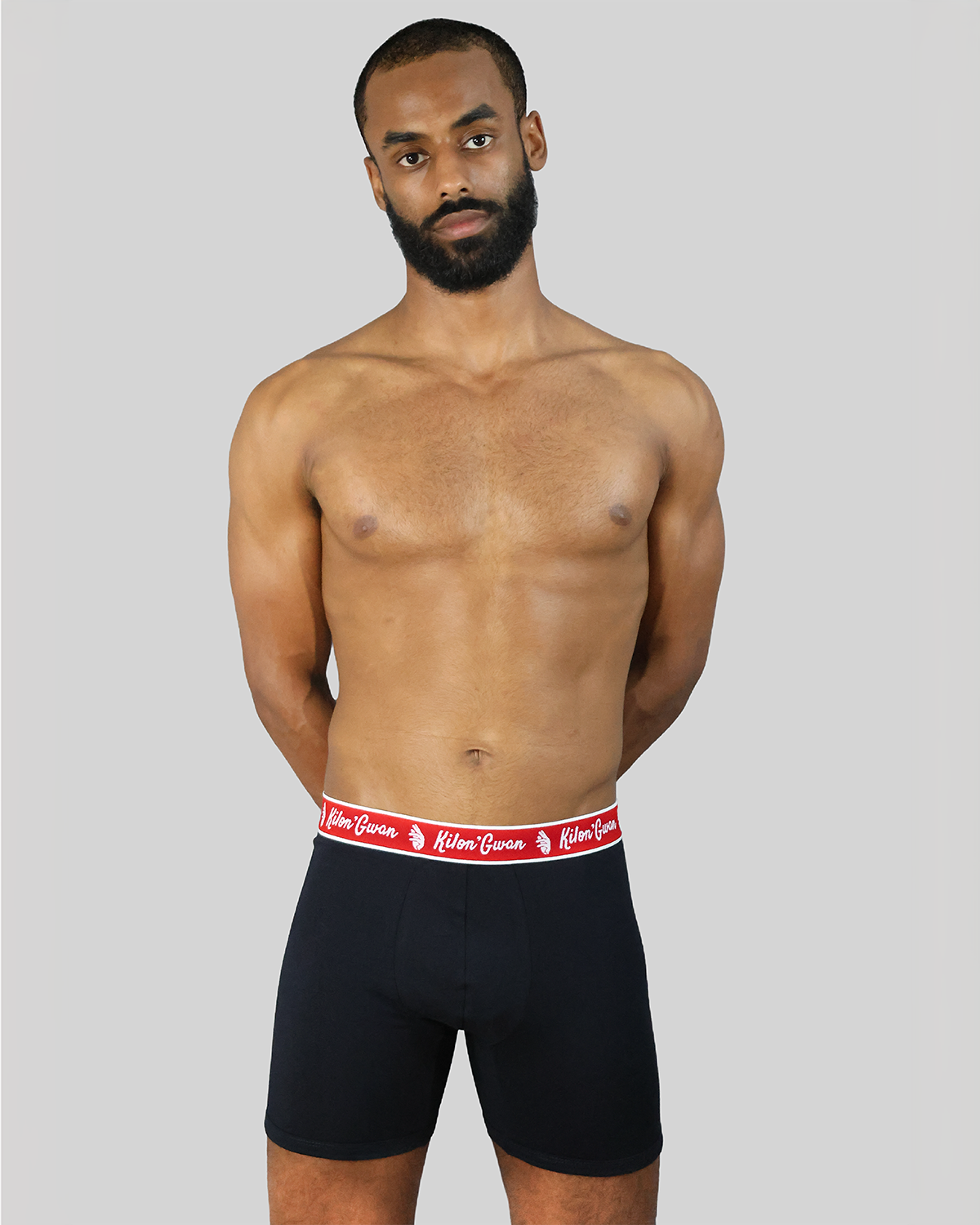 Cotton stretch mid length boxer brief ( 3pack) Kilon’Gwan