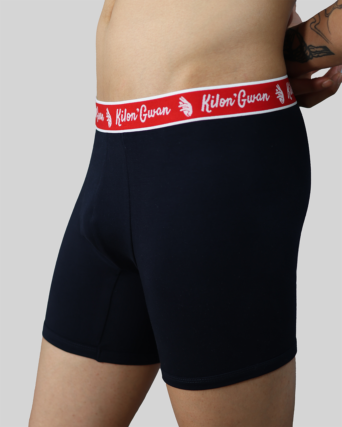 Cotton stretch mid length boxer brief ( 3pack) Kilon’Gwan