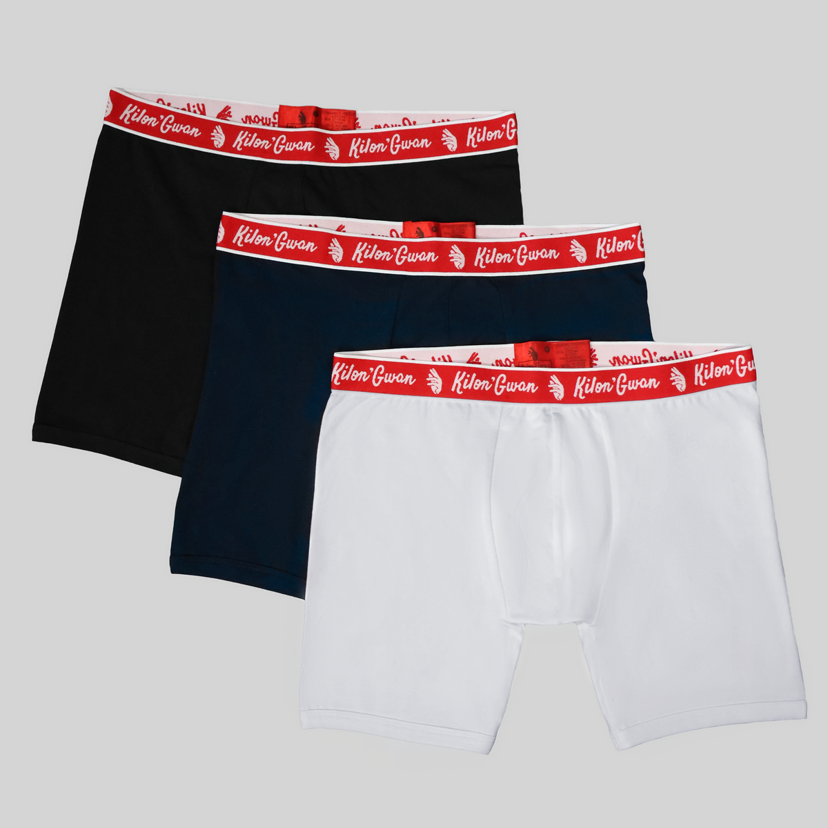 Cotton stretch mid length boxer brief ( 3pack) Kilon’Gwan