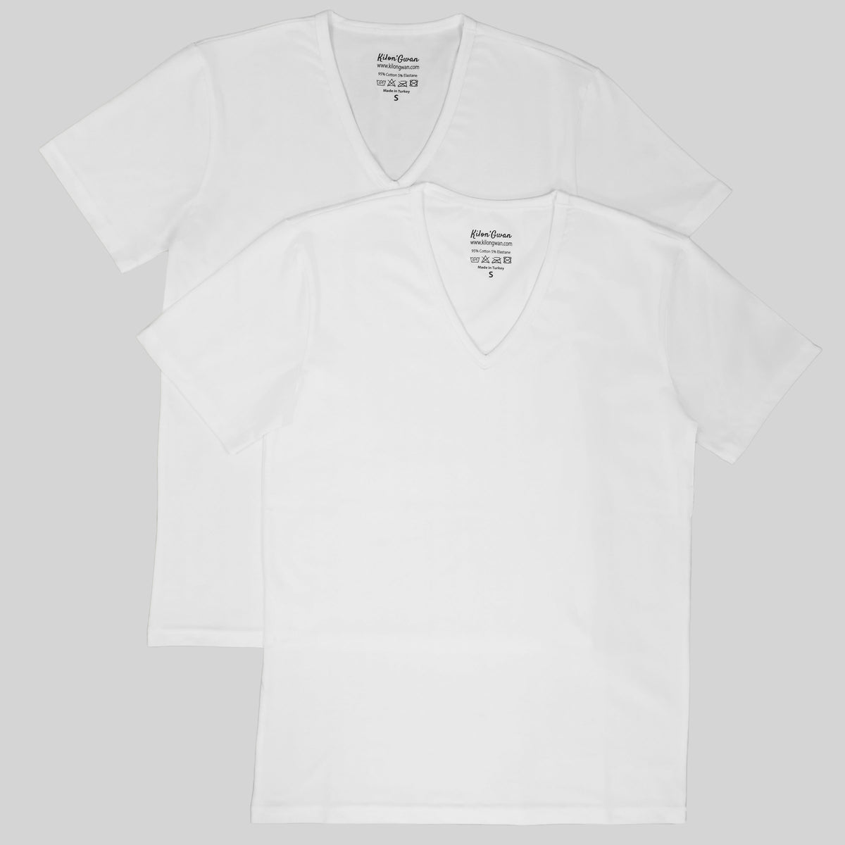 Deep v neck undershirt (2 pack) Kilon’Gwan